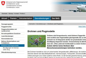  Verordnung Drohnen und Flugmodelle  