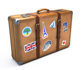 Koffer für Reisen 