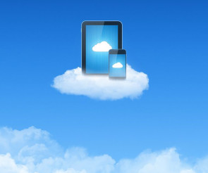 Handy und Tablet auf Wolke 