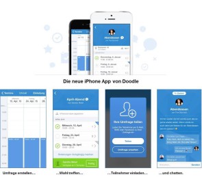 Doodle iPhone App mit Chat 