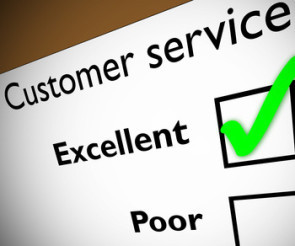 Bewertung des Kundenservice 