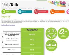 TalkTalk Prepaidkarten an Valora Kiosken aufladen  