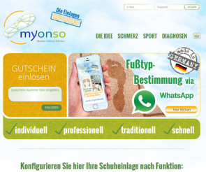 Website von myonso.de 