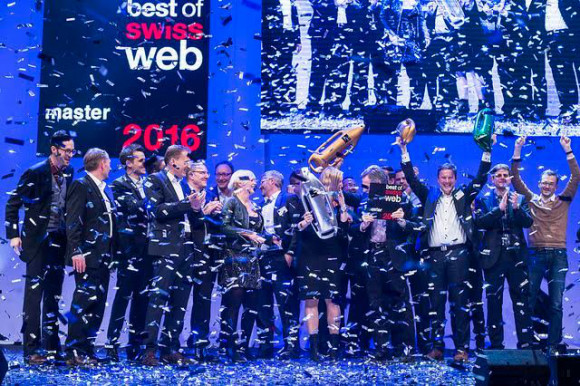 Post.ch holt sich den «Master of Swiss Web 2016» 