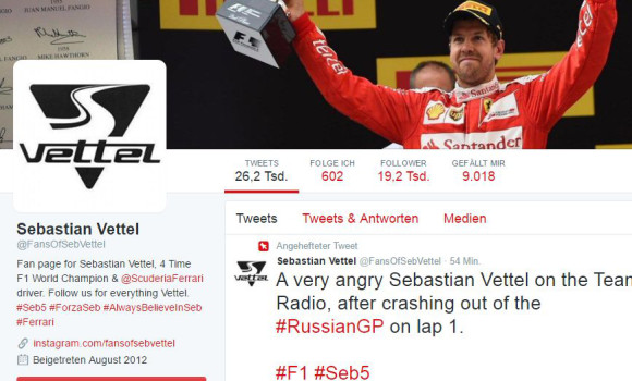 Sebastian Vettel rastet im Boardfunk nach doppeltem Abschuss durch Kvyat aus 