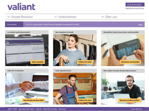 Valiant lanciert digitales Finanzportal für KMU 