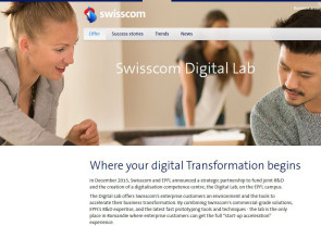 Swisscom Digital Lab bei EPFL in Lausanne eröffnet 