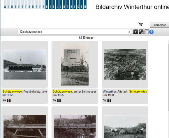 Bildarchiv der Winterthurer Bibliotheken komplett online 