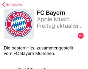 FC Bayern und Apple Music mit exklusiver Zusammenarbeit  
