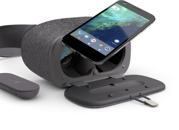 Smartphone mit VR-Brille 