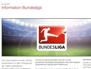 Teleclub kämpft nun um mehr Bundesligaübertragungen 
