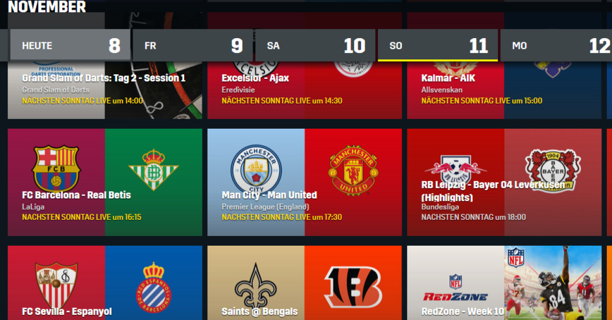 DAZN neu auch auf Swisscom TV - onlinepc.ch