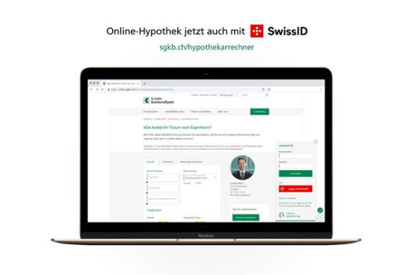 St.Galler Kantonalbank setzt als erstes Finanzunternehmen auf SwissID 