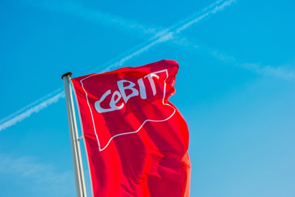 Cebit-Fahne 