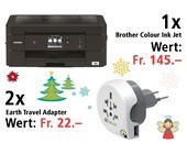 Am 12. Dezember einen FInkjet Brother MFC-J890DW und zwei Earth Travel Adapter gewinnen.