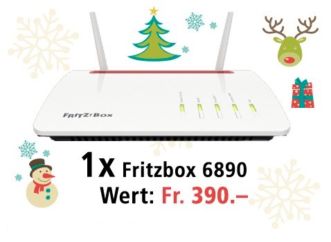 Am 15. Dezember eine FRITZ!Box 6890 LTE gewinnen 