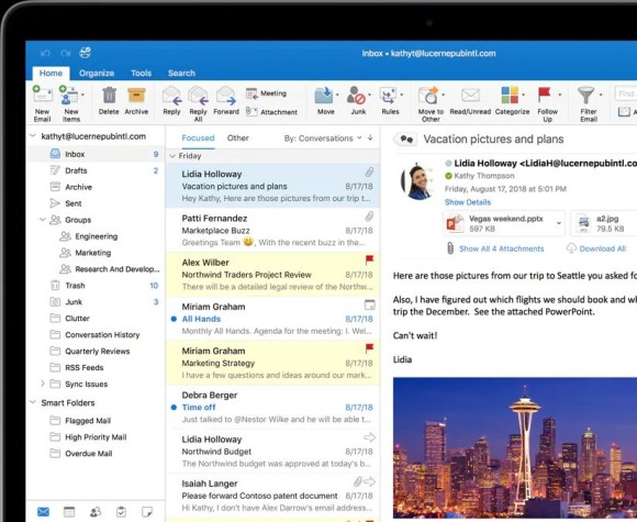 Office 365 für den Mac mit Dunkel-Modus 