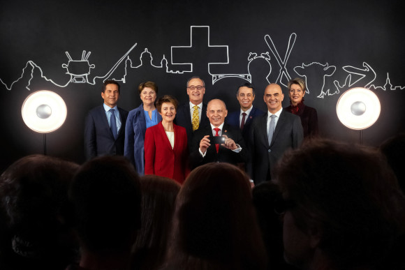 Das Bundesratsfoto 2019 ist ein Werk von Lernenden und wurde mit dem Handy geschossen 