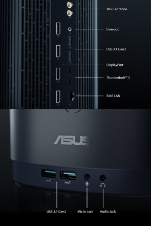 Asus ProArt PA90 Anschlüsse