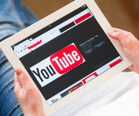 YouTube auf dem Tablet 