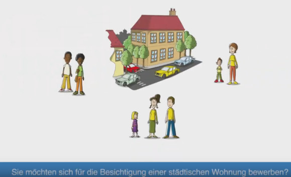Sich in Zürich online für eine städtische Wohnung bewerben 