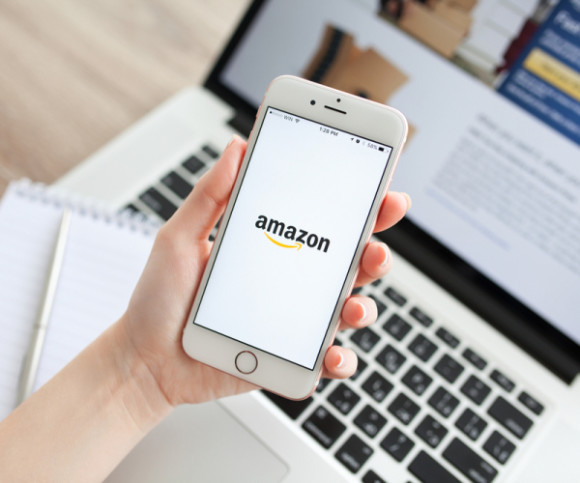 Amazon auf dem Smartphone 