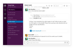 Outlook in Slack