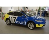 Tesla der Basler Polizei endlich im Einsatz