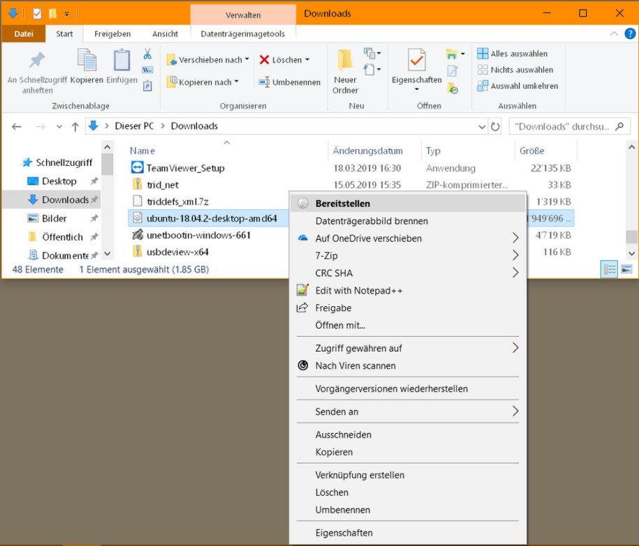 Windows Eine Iso Datei Ohne Dvd Brenner Offnen Onlinepc Ch