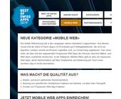 Best of Swiss Apps 2019 neu mit Kategorie «Mobile Web»