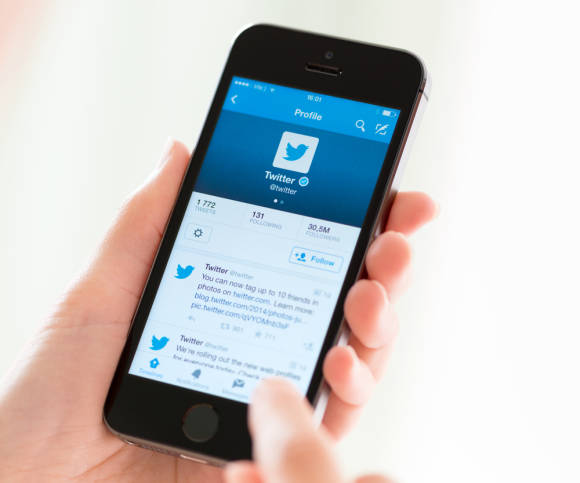 Twitter auf dem Smartphone 