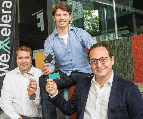 Das weXelerate vergrössert sich zusätzlich bis Jahresende um 500 Quadratmeter im Erdgeschoss.Am Foto: Dominik Greiner (Geschäftsführer weXelerate), Georg Hauer (General Manager DACH) und Awi Lifshitz (Gescjäftsführer WeXelerate).