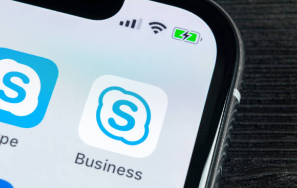 Skype vor Business auf dem iPhone 