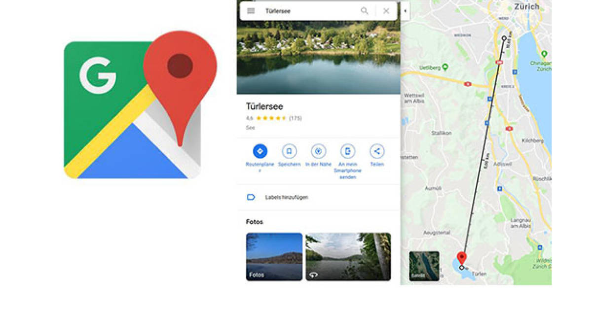 Google Maps: Entfernung messen - onlinepc.ch