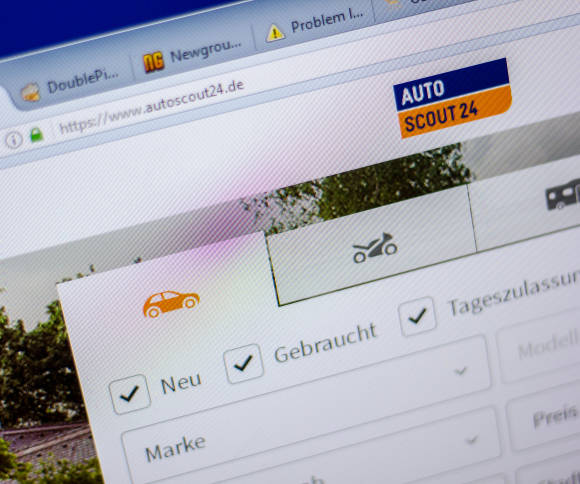 Website von AutoScout24 