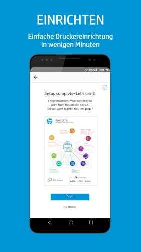 HPs Smart App: Installation auf dem Smartphone