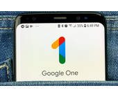 Google-One auf Smartphone-Bildschirm