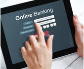 Online-Banking auf dem Tablet