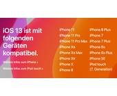 iOS 13 ab heute zur Installation auf den iPhones bereit