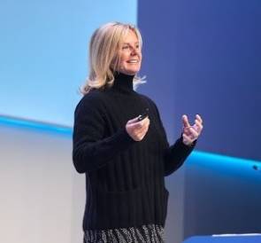 Annette Maier auf Google Cloud Summit in München