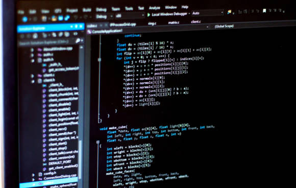 Code in Entwicklungsumgebung 