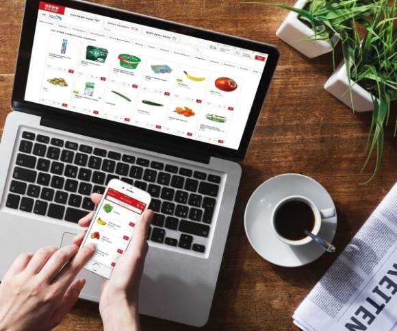 Rewe App und Website 