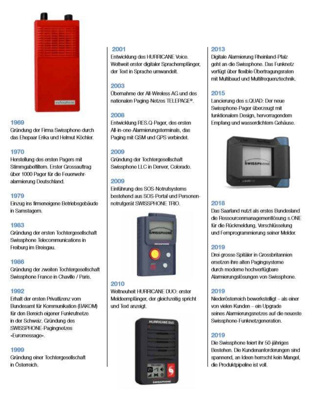 In der Schweiz werden Pager noch immer genutzt onlinepc.ch