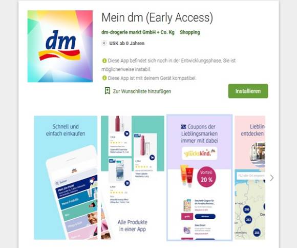 App von dm 