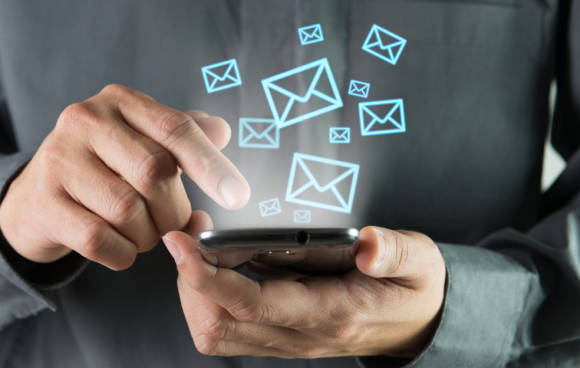 E-Mail-App auf dem Smartphone 