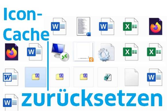 Icon-Cache zurücksetzen 