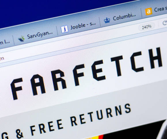 Website von Farfetch 