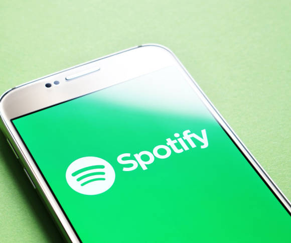 Spotify auf dem Smartphone 