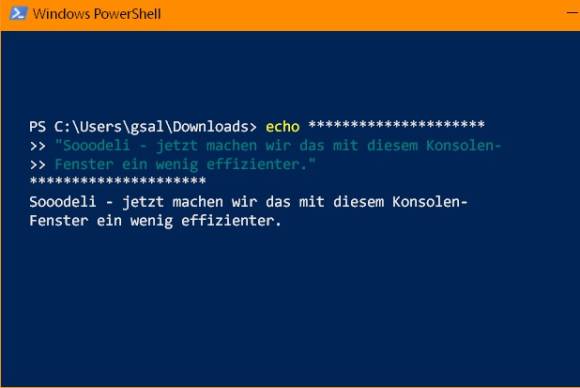 Effizienztipps für die Windows-Kommandozeile 