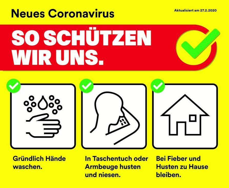 Neues Coronavirus - Schweizer Informationskampagne für die ...